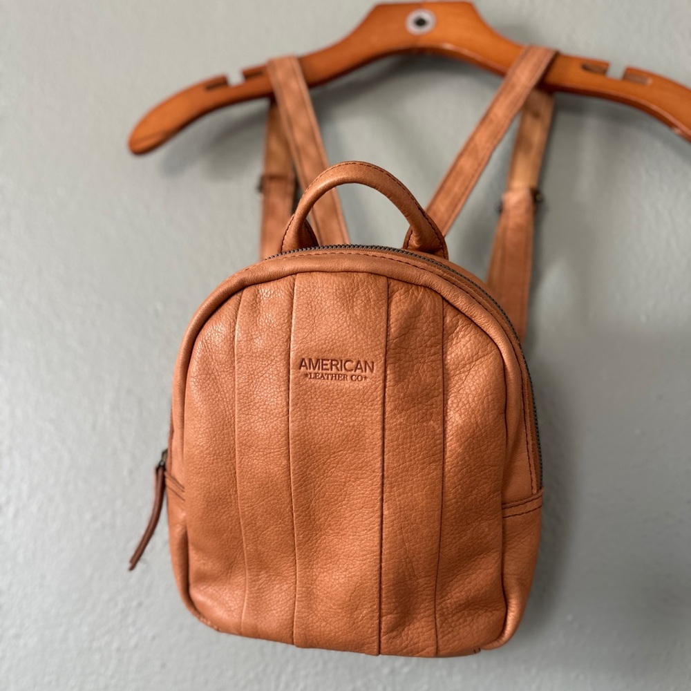 AMERICAN LEATHER Co. Denise Mini Backpack | Purse Bag Carry-On
